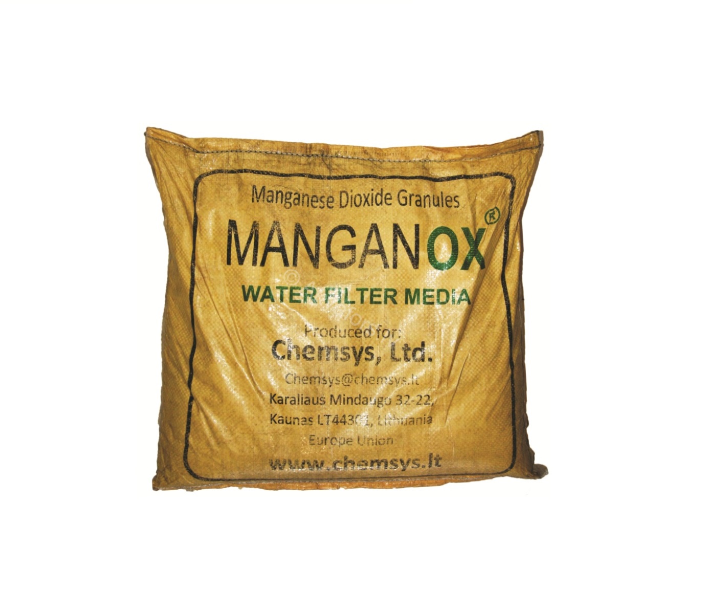 Manganox каталитический материал, фр. 0,4-0,8 мм (мешок 12,5 л; 25 кг)